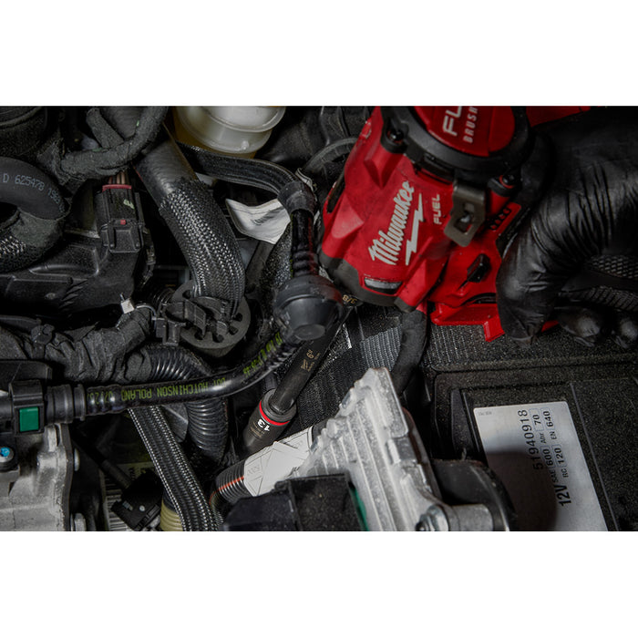 MILWAUKEE SHOCKWAVE Impact Duty Dado de 6 puntos con accionamiento de 3/8" y 13 mm de profundidad