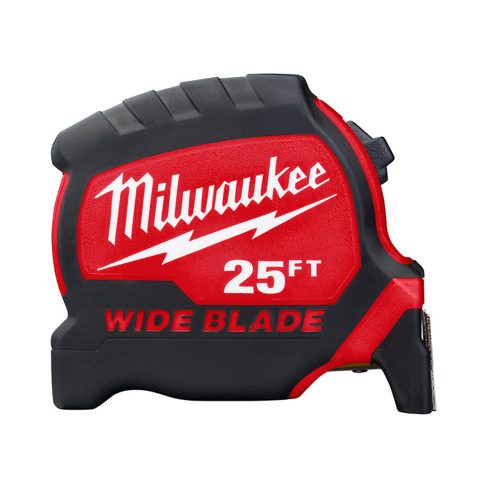 Cinta métrica de hoja ancha MILWAUKEE de 25'