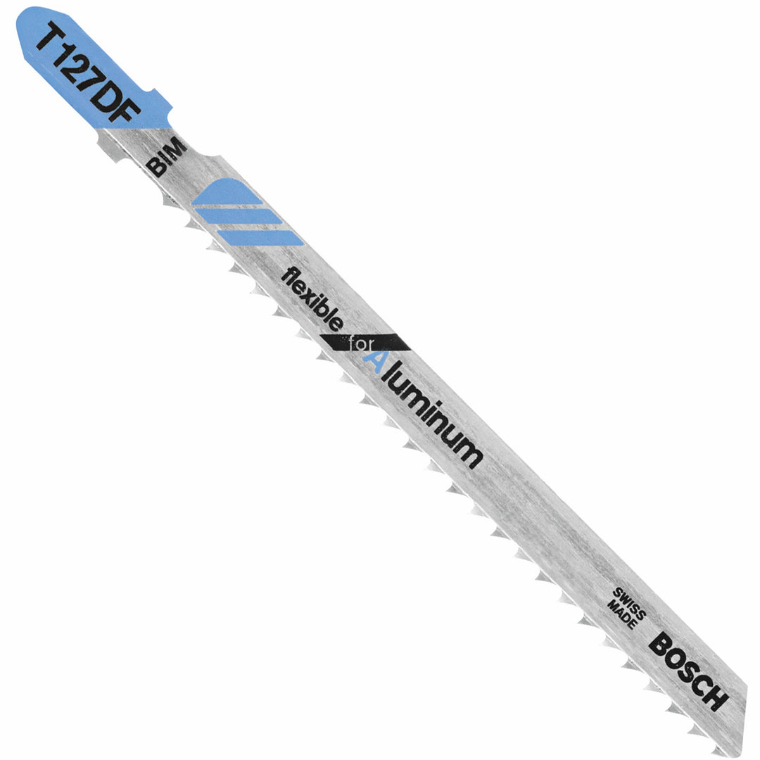 BOSCH 100 pc. 4-5/8" 8 TPI Flexible for Aluminum T-Shank Jig Saw Blades