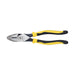 KLEIN TOOLS JOURNEYMAN™ 9" New England Nose High Leverage Side Cutting/Connector Crimping Pliers