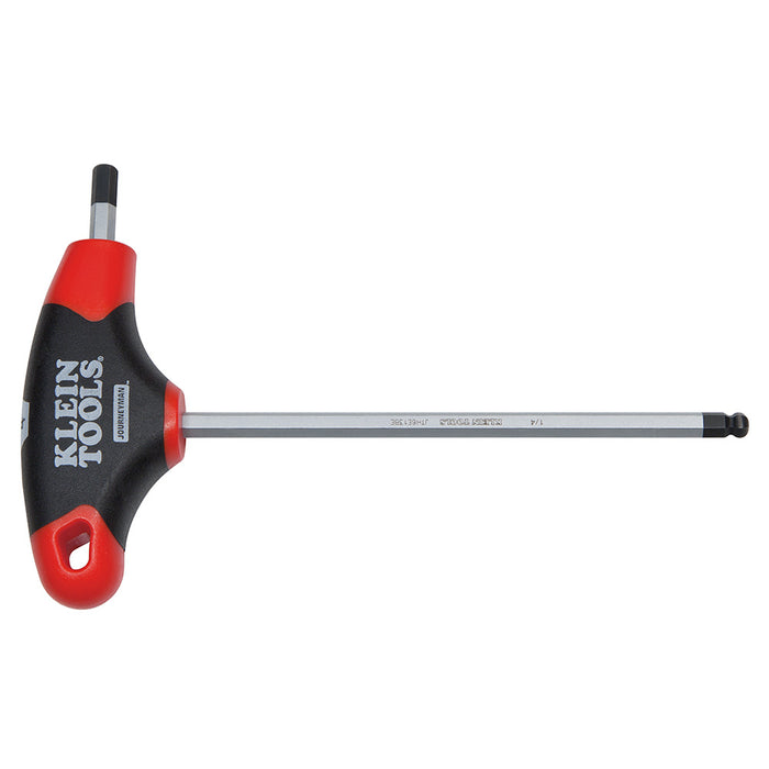 KLEIN TOOLS 9/64-Inch Ball-End Hex Key, Journeyman‰ã¢ T-Handle, 6-Inch
