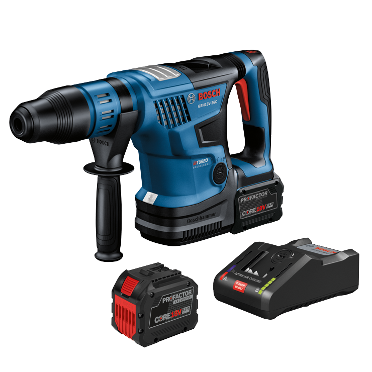 BOSCH PROFACTOR™ 18V Connected-Ready SDS-MAX® 1-9/16" Rotary Hammer Kit