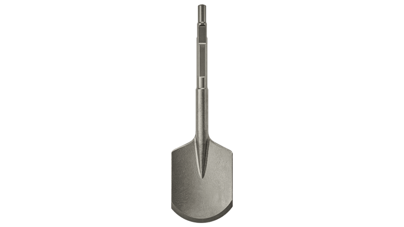 BOSCH 4-1/2" X 16" Clay Spade Tool Round Hex/Spline Hammer Steel