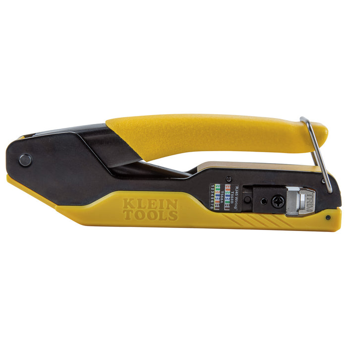 KLEIN TOOLS Data Cable Crimping Tool for Pass-Thru‰ã¢, Compact