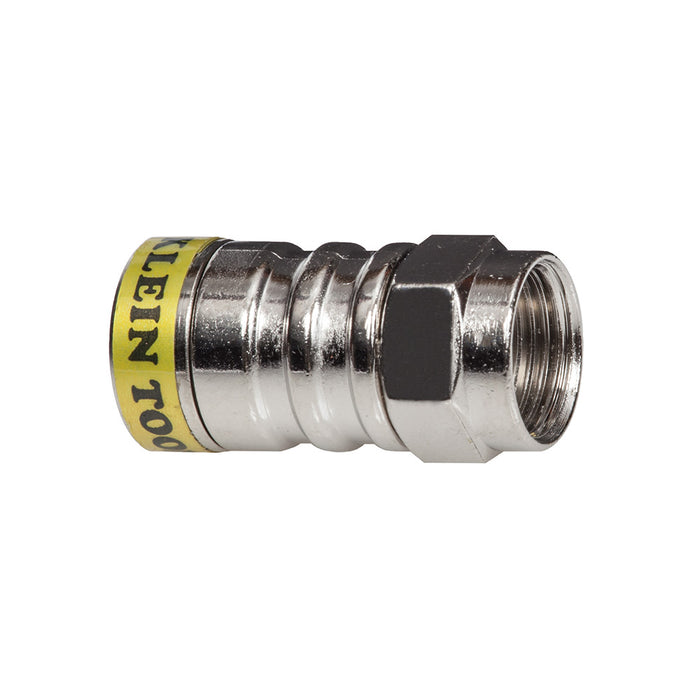 KLEIN TOOLS Push-On F Connectors RG6/6Q 10-Pack